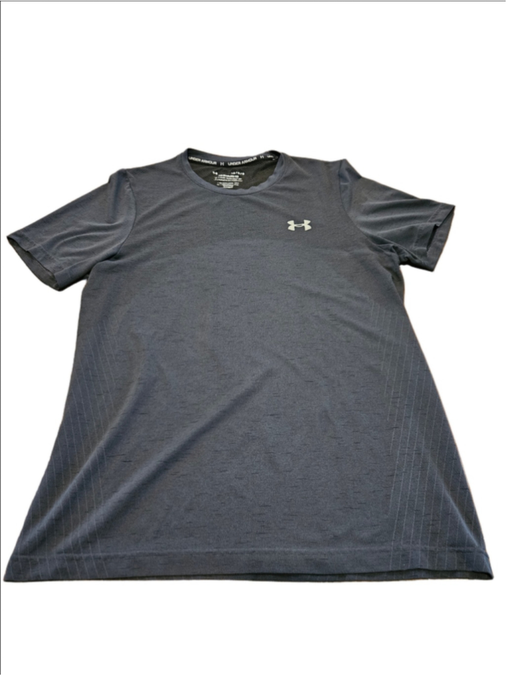 Men's Under Armour Seamless Short Sleeve Tee Grey Size L